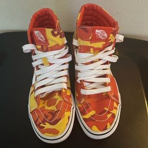 High Top Camo Vans